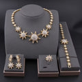 Statement-set med Halsband, Armband, Örhängen och Ring i Stjärnform
